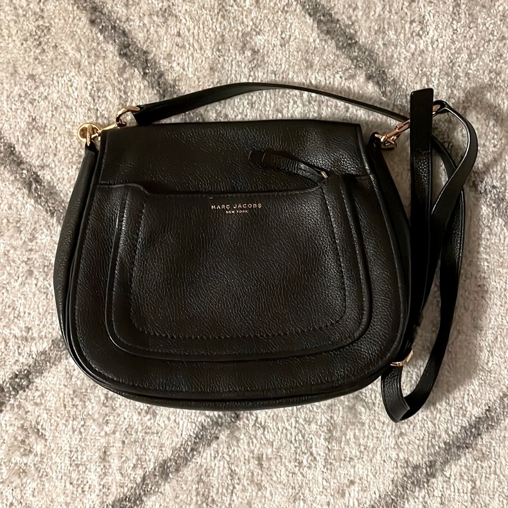 Marc Jacobs Empire Black Pebble Leather Satchel. Excellent Condition.